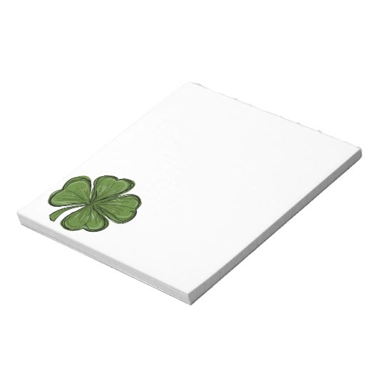St Patrick's Day Shamrock Notitieblok (Gedraaid)