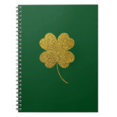 St. Patrick's Day Shamrock Notitieboek (Voorkant)