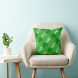 St Patrick's Day Shamrock patroon omkeerbaar Kussen