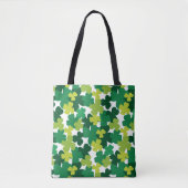 St. Patrick's Day Shamrock Pattern Draagtas (Voorkant)