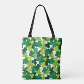 St. Patrick's Day Shamrock Pattern Draagtas (Achterkant)