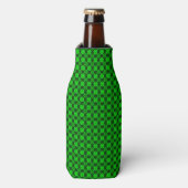 St. Patrick's Day Shamrock Pattern Flesjeskoeler (Fles Voorkant)