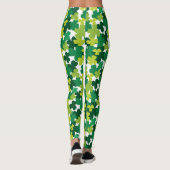 St. Patrick's Day Shamrock Pattern Leggings (Achterkant)