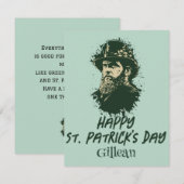 St. Patrick's Day  Shamrock personaliseert (Voorkant / Achterkant)