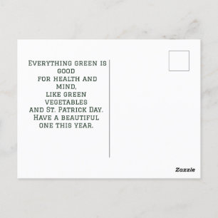 St. Patrick's Day  Shamrock personaliseert Briefkaart