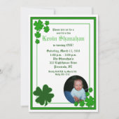 St. Patrick's Day Shamrock *PHOTO* Birthday 5x7 Kaart (Voorkant)