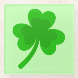 St. Patrick's Day Shamrock Pot van Gouden Keltisch Glazen Onderzetter