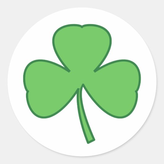 St. Patrick's Day Shamrock Stickers (Voorkant)