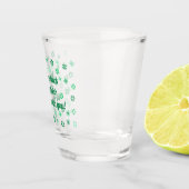 St Patrick's Day - Shamrocks 4-bladige klavers Shot Glas (Rechts)