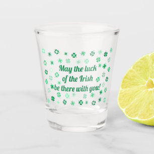 St Patrick's Day - Shamrocks 4-bladige klavers Shot Glas