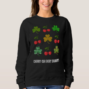 St Patrick's Day SHAMROCKS AND CHERRIES Coquette Trui