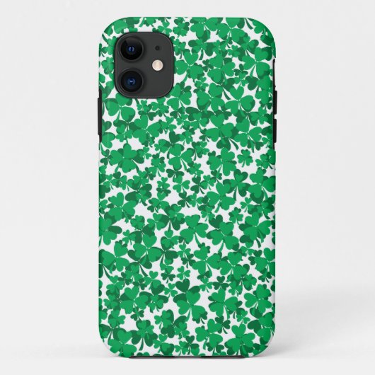 St Patrick's Day Shamrocks Case-Mate iPhone Case (Achterkant)