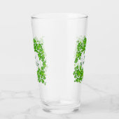 St. Patricks Day Shamrocks glas (Rechts)