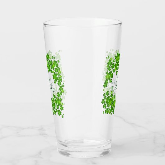 St. Patricks Day Shamrocks glas (Rechts)