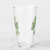 St. Patrick's Day Shamrocks Glas (Rechts)