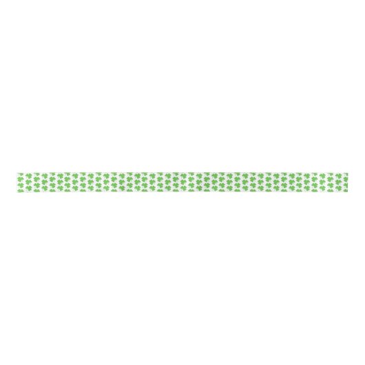 St. Patrick's Day Shamrocks Ribbon Lint (Voorkant)