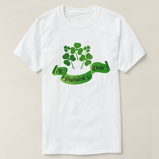 St. Patrick's Day Shamrocks T-shirt (Design voorkant)