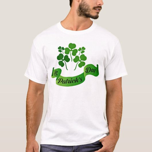 St. Patrick's Day Shamrocks T-shirt (Voorkant)
