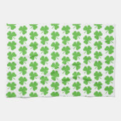 St. Patrick's Day Shamrocks Theedoek (Horizontaal)