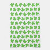 St. Patrick's Day Shamrocks Theedoek (Verticaal)