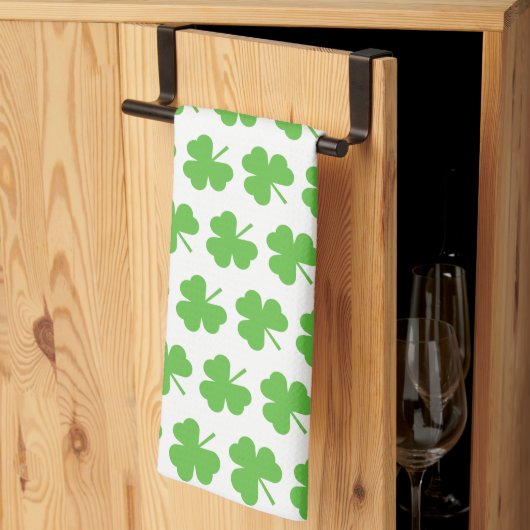 St. Patrick's Day Shamrocks Theedoek (Derde Gevouwen)
