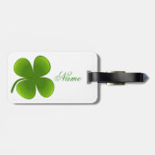 St Patrick's Day Shamrocks Thunder_Cove Bagagelabel (Achterkant horizontaal)