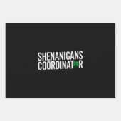 St. Patrick's Day Shenanigan Coordinator Inpakpapier Vel (Voorkant)