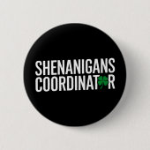St. Patrick's Day Shenanigan Coordinator Ronde Button 5,7 Cm (Voorkant)