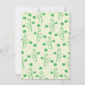 St. Patrick's Day Shenanigans Baby shower Invitati Kaart (Achterkant)