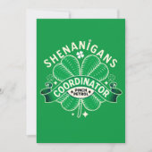 St Patricks Day - Shenanigans Coordinator Kaart (Voorkant)