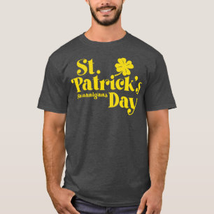 St Patricks Day Shenanigans  gouden tekst T-shirt