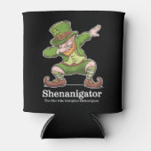 St Patricks Day Shenanigator Dabbing Leprechaun Blikjeskoeler (Voorkant)