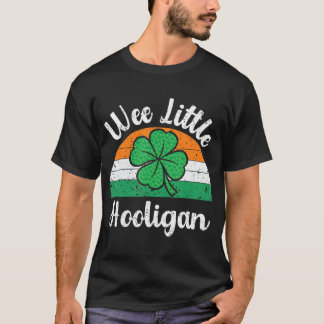 St Patricks Day Shirt Wee Little Hooligan Boy Kind