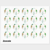St Patrick's Day Shmarock Bedankt Verjaardag Ronde Sticker (Vel)