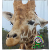 St. Patrick's Day Shower Curtain Giraffe Douchegordijn (Voorkant)