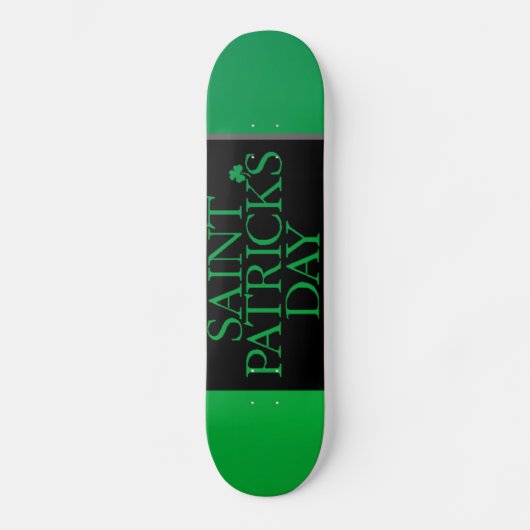 St. Patrick's Day Skateboard (Voorkant)