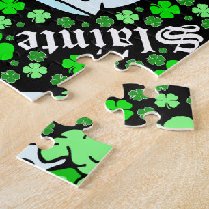 St. Patrick's Day Slainte Groene Drinken Klavers Legpuzzel