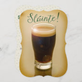 St. Patrick's Day | Slainte | Guinness Pint Kaart (Voorkant / Achterkant)