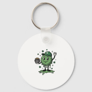 St Patricks Day Slijm Mascotte Vintage Vector T-sh Sleutelhanger
