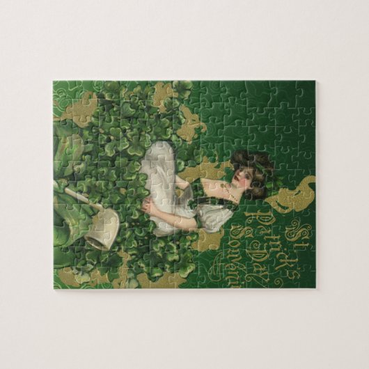 St. Patrick's Day Souvenir, Irish Lass Legpuzzel (Horizontaal)