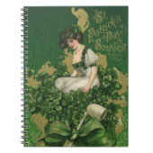  St. Patrick's Day Souvenir, Irish Lass Notitieboek (Voorkant)