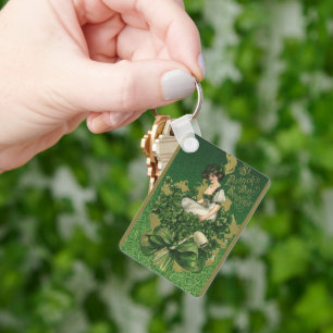  St. Patrick's Day Souvenir, Irish Lass Sleutelhanger