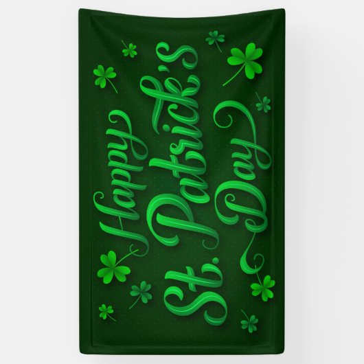 St. Patrick's Day Spandoek (Verticaal)