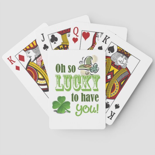 St. Patrick's Day Speekcard Deck Pokerkaarten (Achterkant)