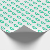 St. Patrick's day | Spuitverf, glitterend hart Cadeaupapier (Hoek)