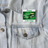 St. Patrick's Day Square Button (In situ)