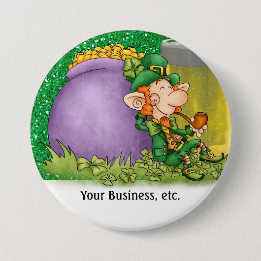 St. Patrick's Day - SRF Ronde Button 7,6 Cm (Voorkant)
