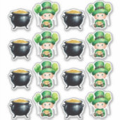 St. Patrick's Day sticker (Voorkant)