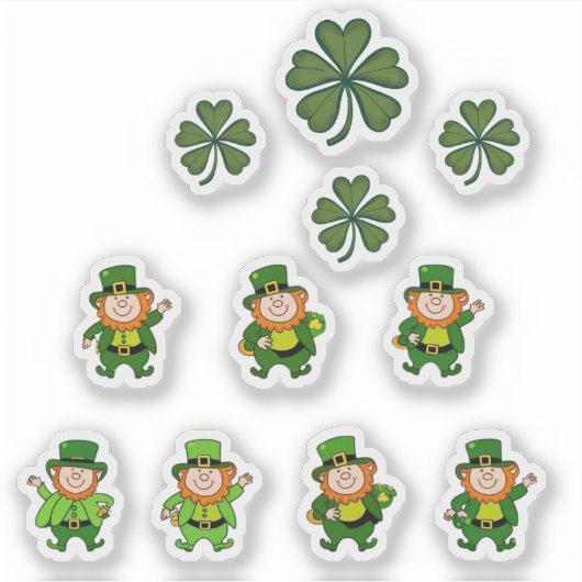 St Patrick's Day Sticker (Voorkant)