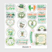 St. Patrick's Day Stickers (Vel)
